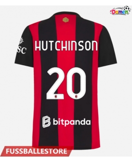 Günstige AC Milan Omari Hutchinson #20 Heimtrikot Damen 2026-27 Kurzarm
